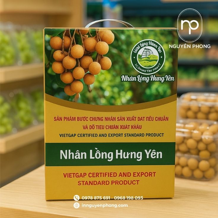 Mẫu thùng carton đựng nhãn chịu lực tốt
